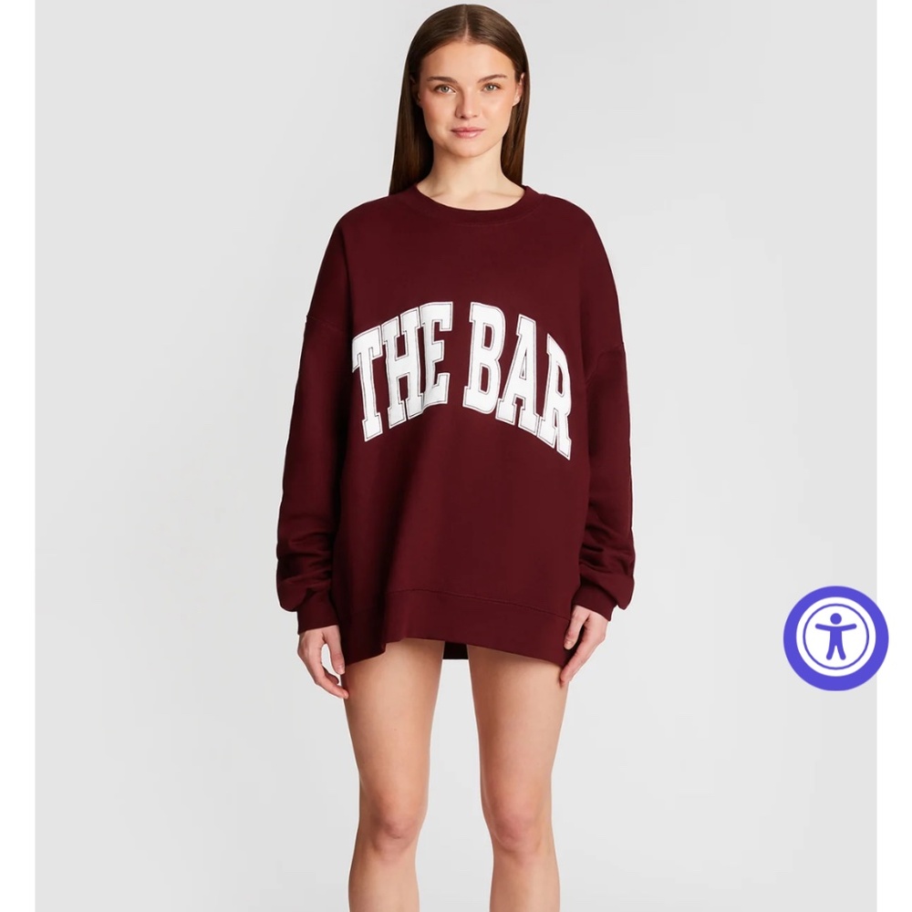 The Bar Varsity Sweatshirt XL Sold Out